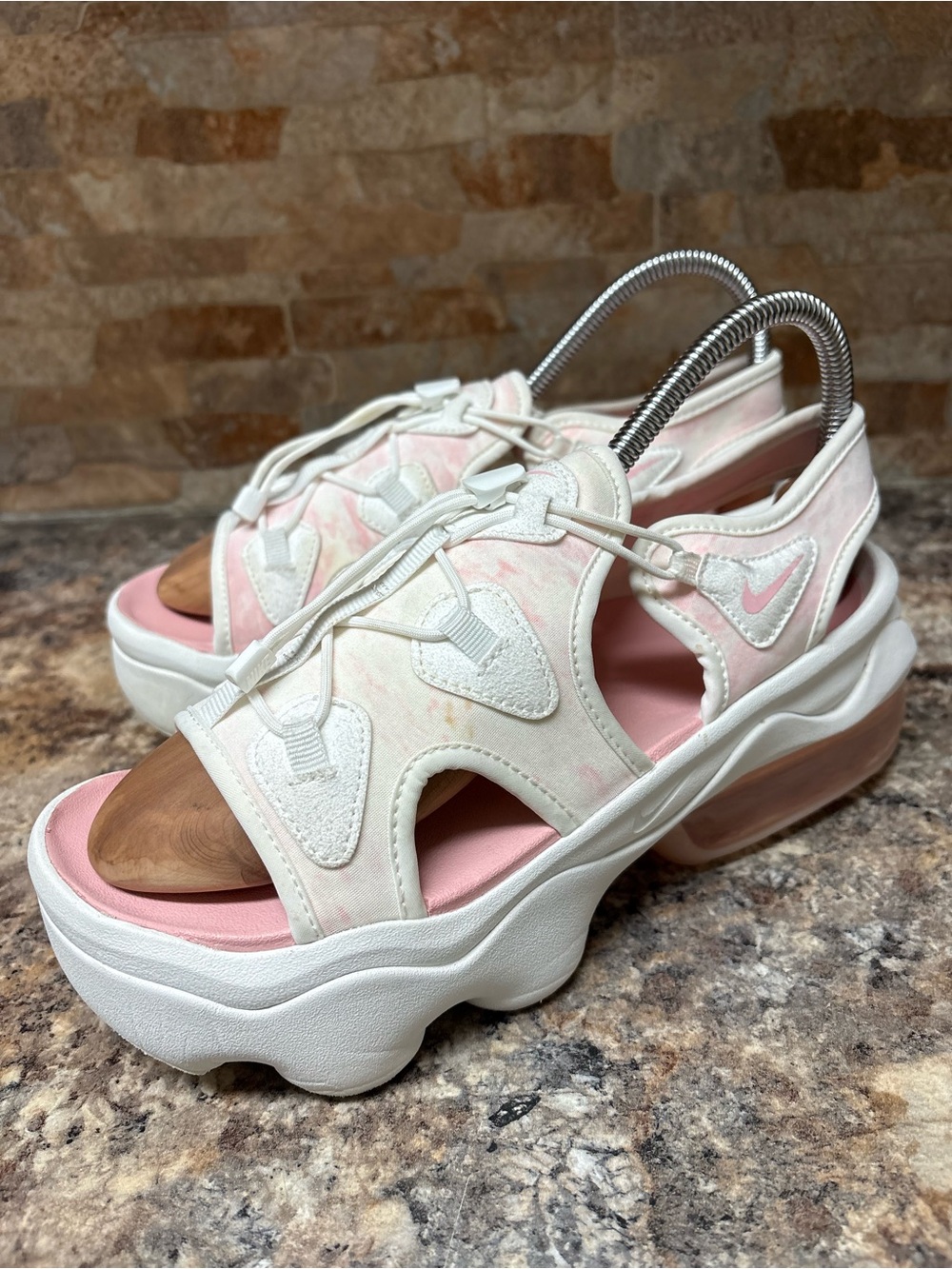 Nike Air Max Koko Sandals Summit White Pink Glaze Sz 10